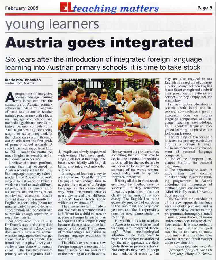 Austria goes Integrated Artikel aus ETp als jpg